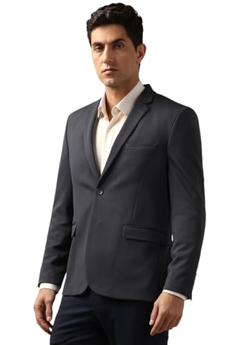 Image of Peter England Men's Neo Slim Knit Textured Blazer