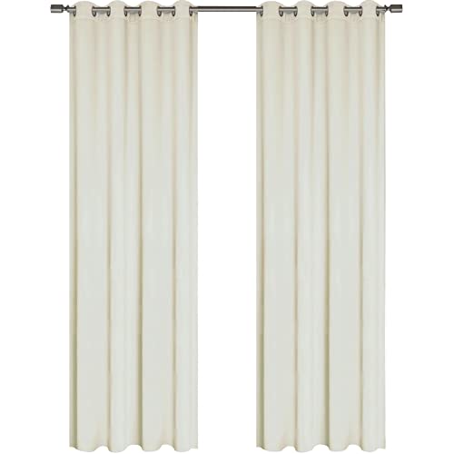 Ystyle Rideau Occultant Lot De 2, 140x280cm, Rideaux Thermique Isolant Anti Froid Et Draperies Intérieurs, Rideau Epais Phonique Anti Bruit à Oeillets, Moderne Salon Chambre Maison, Beige