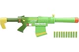 Nerf F0319 Fortnite SMG-Zesty Blaster-Abnehmbarer Schaft, Barrel und 10Dart Clip, 10 Elite Darts