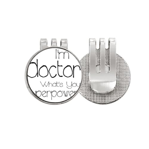 Marqueur balle de golf magnétique émail haute visibilité Proud Doctors