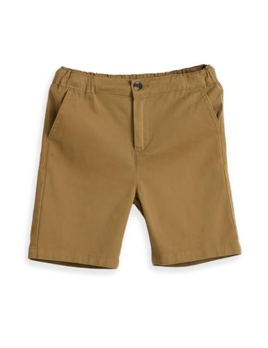 Image of Amazon Brand - Symbol Boy's Cotton Chino /Cargo Shorts | Elasticated Waistband | Age 6-14 Years