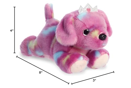 Aurora(r) Vibrant Bright Fancies(tm) Princess Tutti Puppy(tm) Stuffed Animal - Eye-Catching Fun - Delightful Cuddles - Purple 7 Inches - Image 5