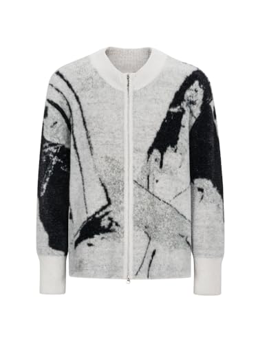 Men's tie dye Printed Cardigan Sweater, Loose Zipper Knit Sweater, Lazy and Fashionable top, Y2K Sweater