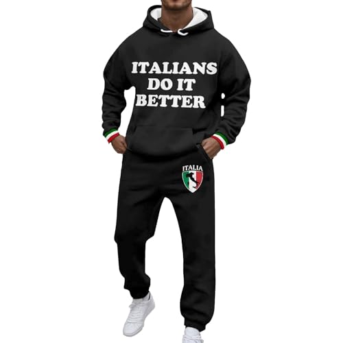 Survêtement tricolore homme style Y2K avec ensemble de jogging hip hop streetwear