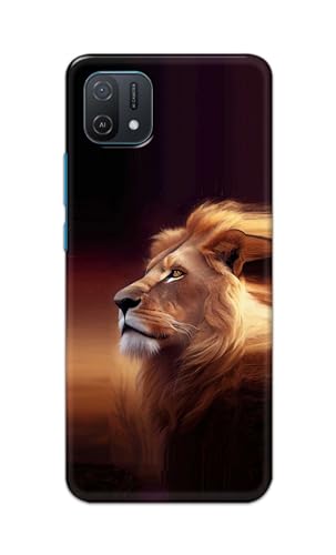 Image of PRINTFIDAA Printed Hard Back Cover Case for Oppo A16K | A16e Back Cover (Danger Lion) -112