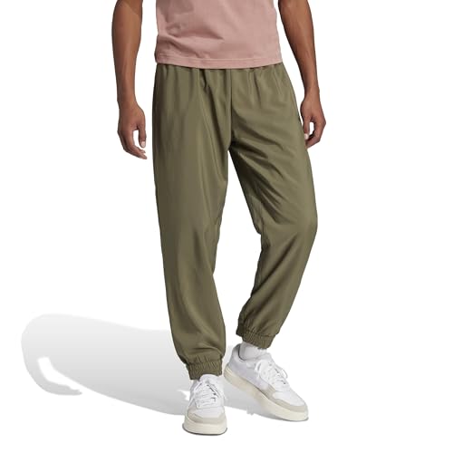 Adidas Mens Essentials Small Logo Elasticated Stanford Pants - Image 3