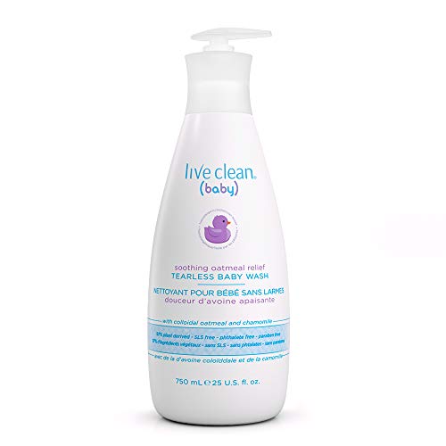 Image of Live Clean Baby Soothing Relief Wash, 10 oz