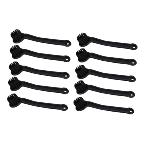 Happyyami 10Pcs Flexible Cleaning Brushes for Soymilk Machines Juicers Black Food Processor Cleaning Brush Washable Easy to Store for Efficient Cleaning