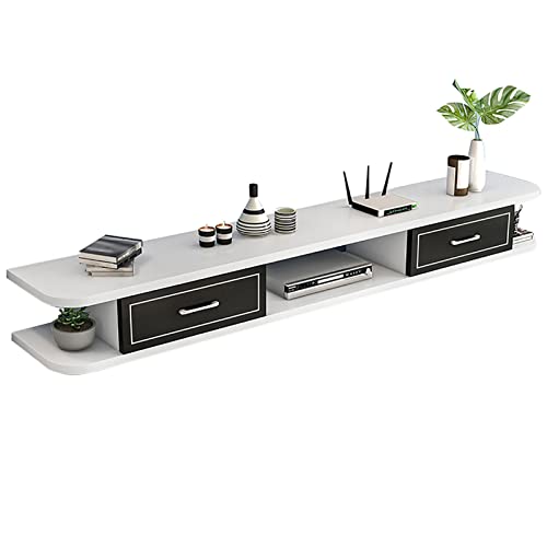 Étagère TV flottante pour décodeur et salon moderne rustique