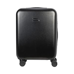 Tucano – Ted trolley van 40 liter met vier wielen van polycarbonaat, dubbele verticale en horizontale handgreep, binnenverdeler met ritssluiting en dubbele kledingriem, TSA-sluiting, zwart. (zwart) – BTRTED-S-BK