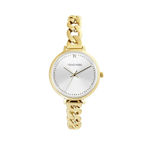 Montre Trendy Kiss Femme : le cadeau idéal avec bracelet métal et écrin quartz