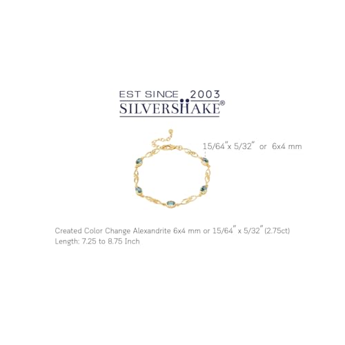 Image of Silvershake Birthstone Gemstones White Gold Plated or Yellow Gold Plated 925 Sterling Silver Scroll /Filigree Celtic Knot Weave 7.25 to 8.75 Inch with Adjustable Extension Bracelet Jewelry for Women