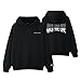 Produktbild 2024 EN Walk The Line Hoodie K-Pop Support Bedruckte Shirts for Fans Baumwoll-Merch-Sweatshirt-Tops(Black 3- Fleece,M)