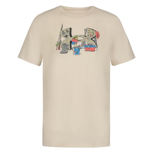 Image of Under Armour Boys' Short Sleeve Graphic T-Shirt, Soft & Comfortable, Outdoor Collection