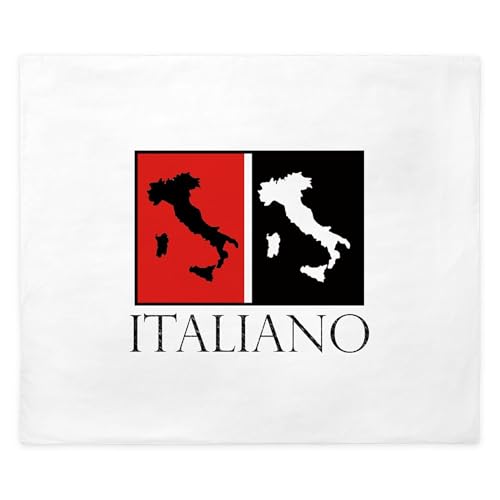 CafePress Italiano: Red Black King Duvet Cover, Printed Comforter Cover, Unique Bedding
