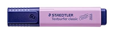 Staedtler 364 C620. Rotulador fluorescente Textsurfer Classic Pastel y Vintage. Caja con 10 Marcadores de color lavanda