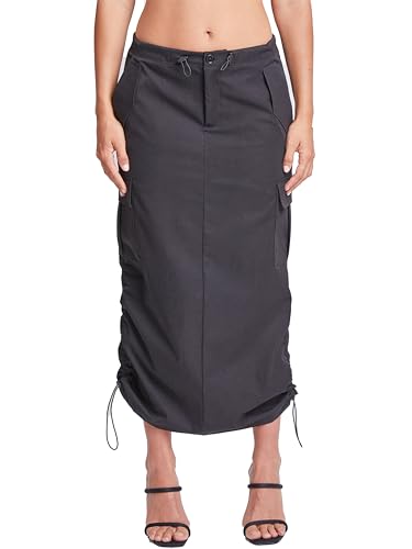 YMI Jeans Women's Midi Cargo Parachute Skirt