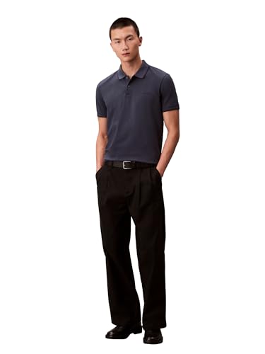 Image of Calvin Klein Men's Liquid Touch Polo Stripe with UV Protection