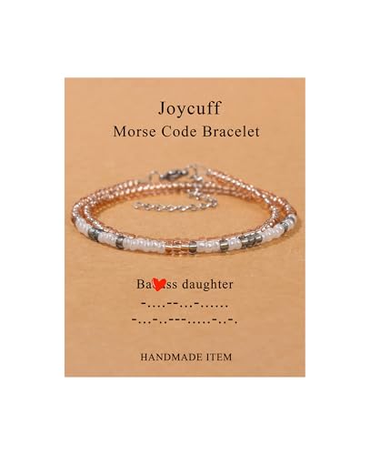 Image of JoycuFF ๐ ๐ผ๐ฟ๐๐ฒ ๐๐ผ๐ฑ๐ฒ ๐๐ฟ๐ฎ๐ฐ๐ฒ๐น๐ฒ๐๐ ๐ณ๐ผ๐ฟ ๐ช๐ผ๐บ๐ฒ๐ป Inspirational Gifts Beads Bracelets for Women Encouragement Birthday Gifts for Daughter Sister Niece Granddaughter Mom Best Friend