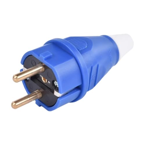Plug industrial de la UE de 16A y 200V-250V con toma oculta IP44 2