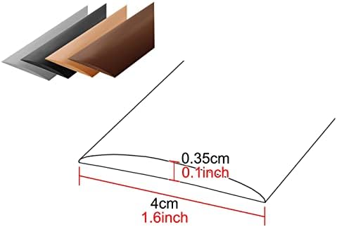 Indoor Carpet to Tile Transition Strip - Durable Doorway Floor Threshold, Smooth Stair Protection, Customizable & Cuttable Joining Solution for Seamless Flooring