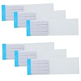 Mobestech 6pcs Blue Litmus Paper Ph Test Strips 480 Sheets Acid Indicator Strips Chemistry Experiment Supplies Lab Consumables for Scientific Testing
