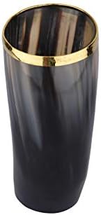 Taza De Resina Y Acero Inoxidable Con Diseño Vintage - Para Cerveza, Vino, Café O Decoración, 9x13x16.5 Cm