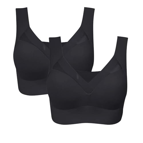Oferta Flash, Sujetador con Espalda Ancha, Sujetador sin Costuras, Ropa Deporte Mujer, Sujetadores Talla Grande, Sostenes de Mujer, Sujetadores de Algodon, Bralette, Push up, Bralette, Push up