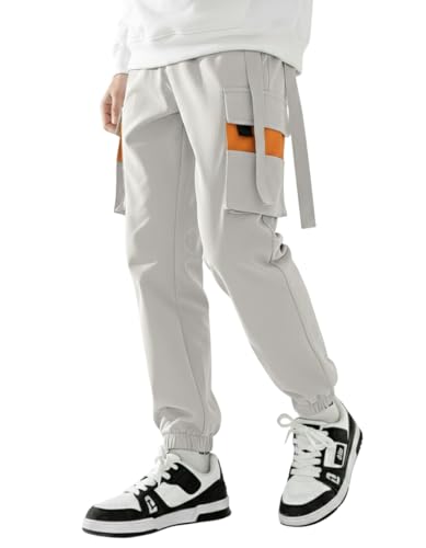 Image of TAGAS Men's Cotton Cargo Pants | Men Cargo Jogger Pant | Slim Fit Track Pants with Side Pockets | Stylish Streetwear Lower for Gym, Casual & Travel