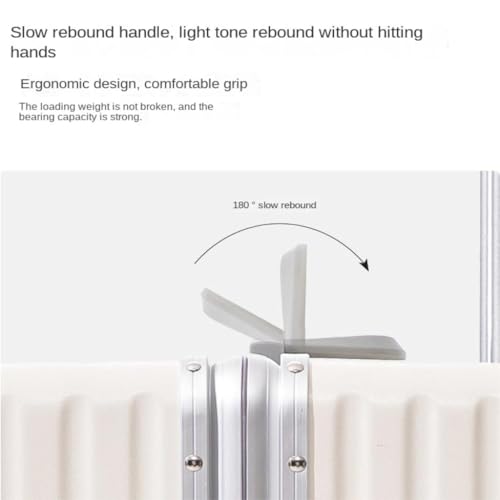 Suitcase Fashionable Multifunctional Large Capacity Trolley Case Aluminum Frame Password Box 22 Inches Travel Suitcase Tags(Black)3