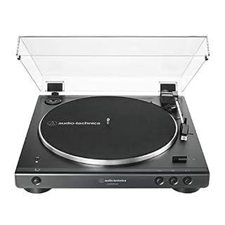 Audio-Technica AT-LP60XBT-USB-BK Fully Automatic Belt-Drive Stereo Turntable with Bluetooth and USB - Les Beatles, Paul McCartney, John Lennon, RIngo Starr, George Harrison