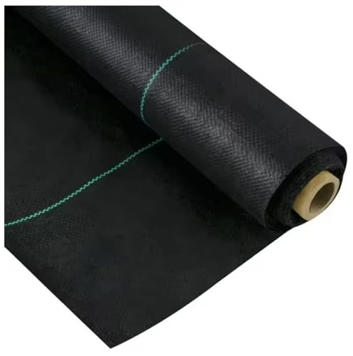 DIWAL Malla Antihierbas Tela Geotextil Control Malezas Barrera Jardín Huerto Macizo Flores Camino Entrada Terraza Invernadero Transpirable Permeable Resistente UV Duradera(1m x 20m)