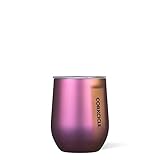 Corkcicle 12 oz Triple-Insulated Stemless (Perfect for Wine), Nebula
