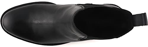 Image of Freacksters Men's Black Leather Chelsea Boots Extra Cushion Inner Sole