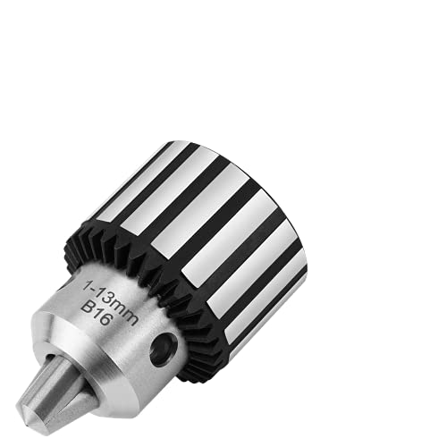 Earl Diamond Super Heavy Duty 1/2" Drill Chuck with Chuck Key and MT2 Shank | Morse Taper Arbor #2 (B16)