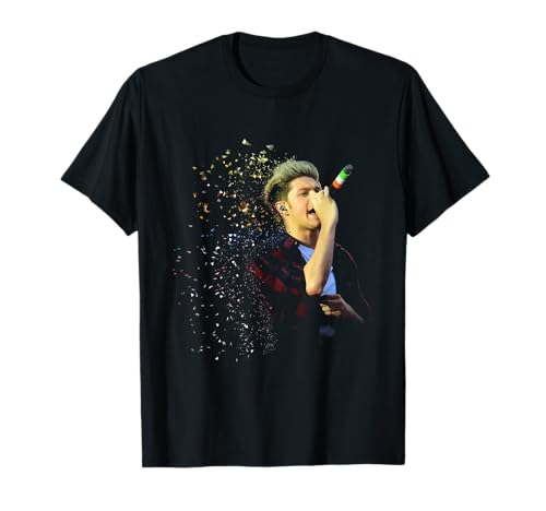 Iconic Photo Moments Niall Horan Of One Direction Murrayfield Stadium 2014 Unisex Adult Black Small Classic Fit V-Neck T-Shirt
