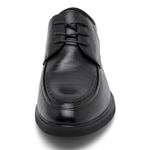 DADAWEN Men's Classic Formal Oxford Shoes Business Wingtip Lace Up Dress Shoes4