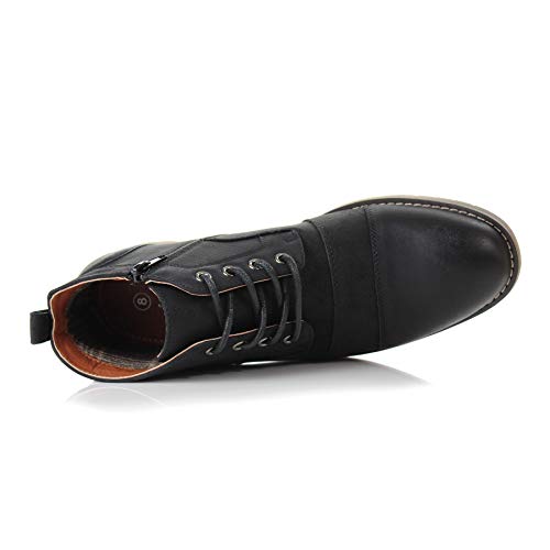 Image of Ferro Aldo Men's Ankle Boots | Lace-Up Cap Toe Chukka Style Dress Boot | Casual Fashion for Work
