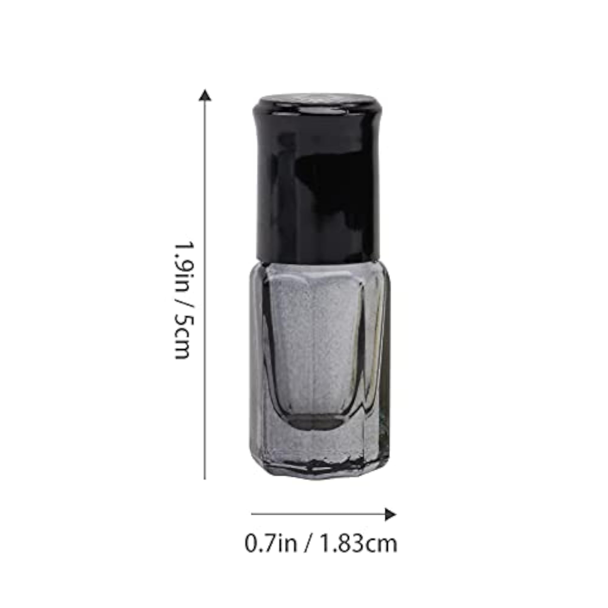 6pcs 3ml Refillable Essential Oil Roller Ball Bottles