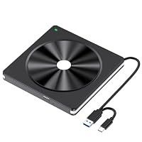 Aumdie – Aumdie Externes DVD Laufwerk, USB 3.0 CD/DVD Laufwerk Extern
