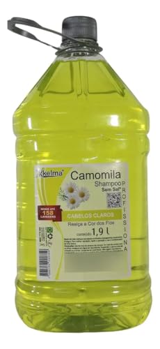Kelma Shampoo de Camomila sem Sal 1,9 Litros Cabelos Claros Profissional