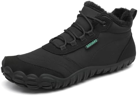 SAGUARO Barefoot Boots Winter Warm Snow Boots for Men Women Gr.36...