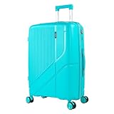 ITACA - Maleta Mediana con 4 Ruedas Giratorias para Viajes Largos Tipo Trolley. Ideal como Maletas de Viaje Grandes 23 Kilos y Maleta Viaje Mediana Resistentes, Turquesa