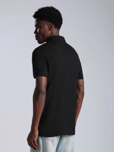 Image of Solid Regular fit Cotton Polo t-Shirt