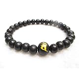 パワーストーン・京都/【十三仏の一仏】≪天地宇宙の中心。一切衆生を見守っています≫【大日如来・守護梵字≪バン≫】両面彫刻【黒檀（こくたん）】１１ｍｍ、数珠型ブレスレット、桐箱付き【伏見の京屋】