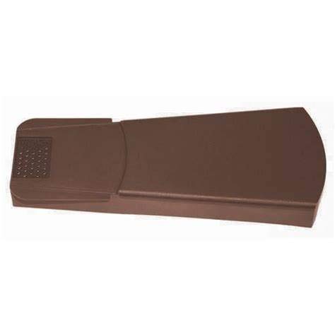 10 x Brown Easy-Trim Verge U Dry Fix Ridge Tile System | Gable End Plastic Roof Capping |