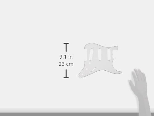 Dimensions of the Fender Stratocaster Pickguard