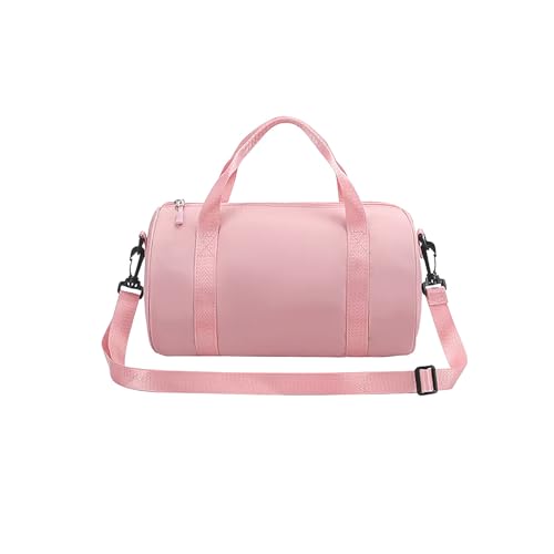 Cute Ballet Dance Bag Small Duffle Bag for Girls Waterproof Ballet Bags for Girl (Pink)