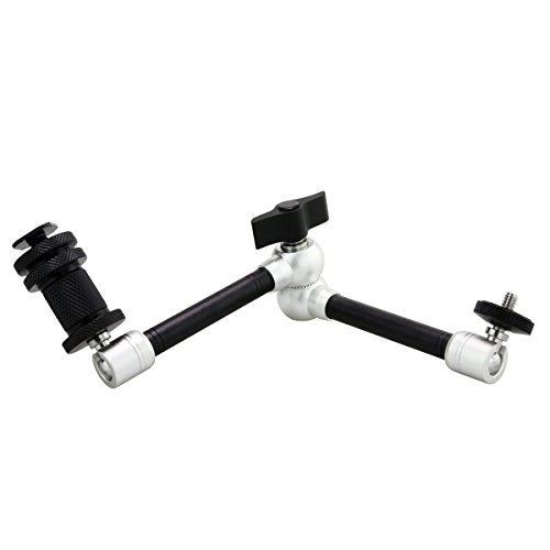 Haoge 11" Inch Adjustable Friction Articulating Magic Arm for DSLR Rig Camera LCD