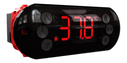 AGEON Controlador de Temperatura A103 PID-ALB Preto Termostato Digital para Chocadeiras